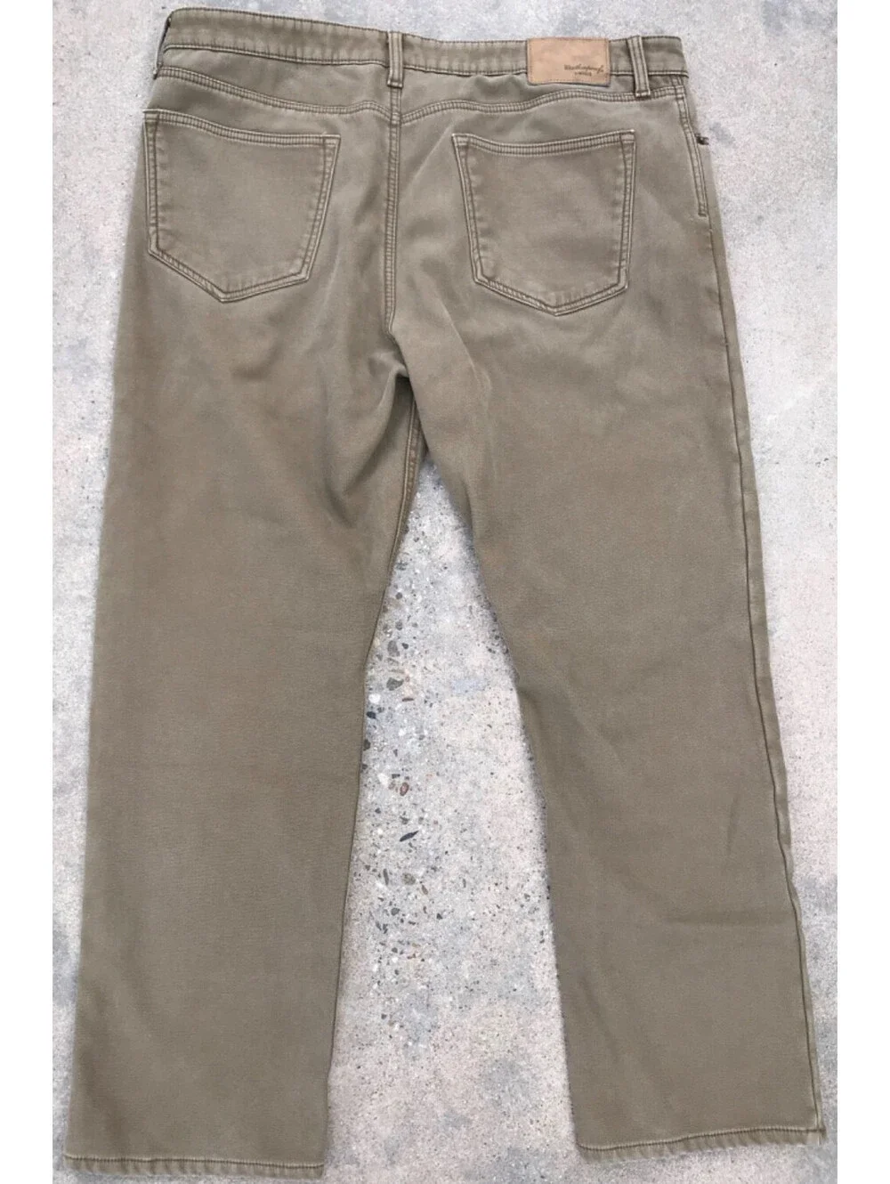 Weatherproof Vintage Men’s Fleece Lined Tan Jeans Size 40x32 Warm Pants Winter